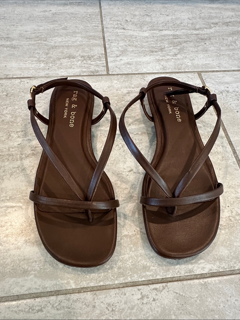 Rag & Bone Giselle Strappy Thong Sandals - Picture 9 of 10